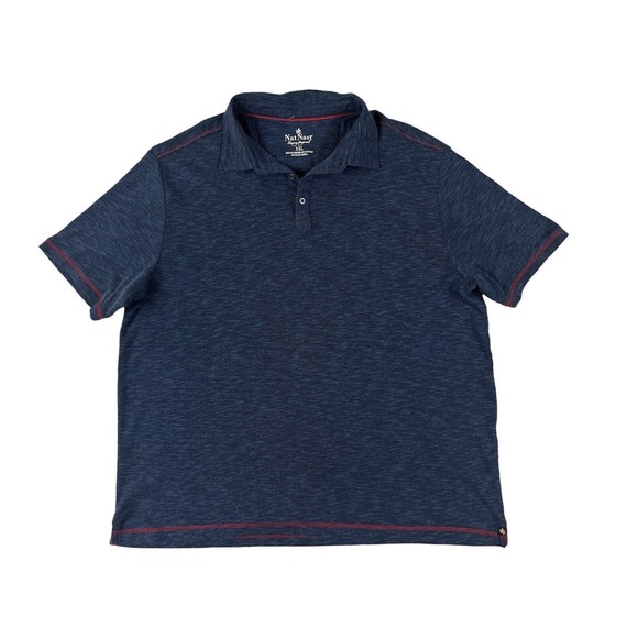 Nat Nast Men Blue‎ Short Sleeve Polo Sz XXL - Picture 1 of 6
